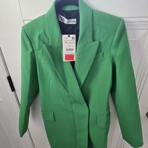 Zara Vibrant Green Jacket